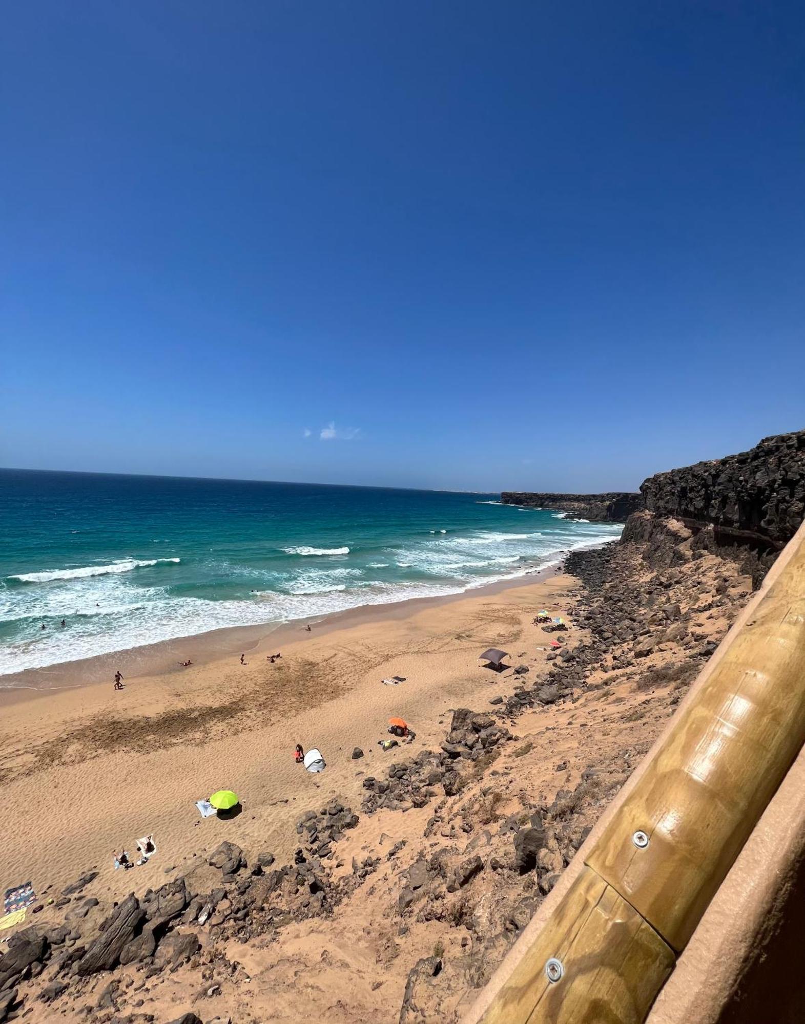 Apartamento Meliyeri1 1ª Linea De Playa Cotillo Kültér fotó